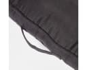 Homescapes Sitzkissen Sofa-Auflage Schwarz Veloursbezug Bild 4