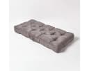 Homescapes Sitzkissen Sofa-Auflage Grau 100 x 48 cm Bild 1