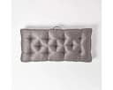 Homescapes Sitzkissen Sofa-Auflage Grau 100 x 48 cm Bild 3