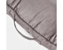 Homescapes Sitzkissen Sofa-Auflage Grau 100 x 48 cm Bild 4
