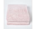 Homescapes Plaid Samt-Jacquard-Decke Mora Rosa Bild 3