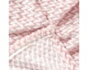 Homescapes Plaid Samt-Jacquard-Decke Mora Rosa Bild 4