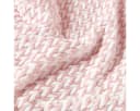 Homescapes Plaid Samt-Jacquard-Decke Mora Rosa Bild 5