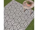 Homescapes Outdoorteppich Luna Grau Polypropylen Bild 1