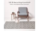 Homescapes Outdoorteppich Luna Grau Polypropylen Bild 3