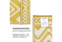 Homescapes Outdoorteppich Anna Ethno-Muster Gelb-Weiß Bild 5
