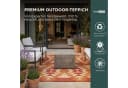 Homescapes Outdoorteppich Anya Ethno-Muster Orange-Rot Bild 1