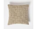 Homescapes Dekokissen Tufted Kissen Beige Geometrisch Gemustert Bild 2
