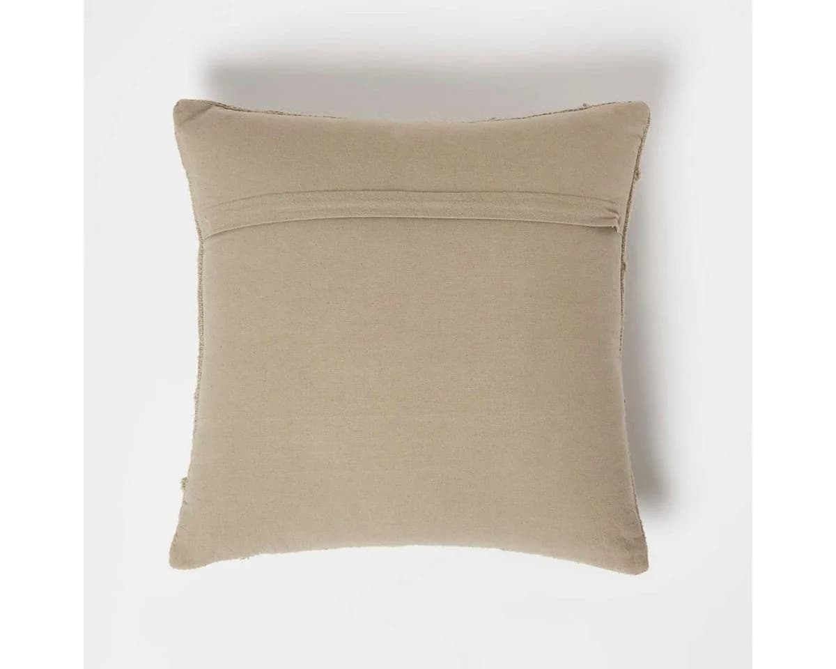 Homescapes Dekokissen Tufted Kissen Beige Geometrisch Gemustert - Bild 3