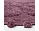Homescapes Badematte Runde Blume 60 cm Beere Bild 3