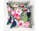 Homescapes Tukan Dekokissen 2er Set 45x45 cm Polyester Outdoor Bild 2