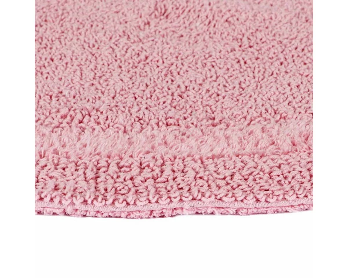 Homescapes Badematte WC-Vorleger rosa 50x55 cm 100% Baumwolle - Bild 4