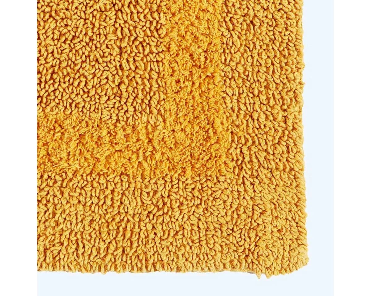 Homescapes Badematte XXL Senfgelb 70x120 cm Baumwolle