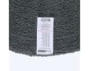Homescapes Badematte Runde 80 cm Baumwolle Grau Bild 1