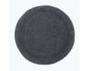Homescapes Badematte Runde 80 cm Baumwolle Grau Bild 2