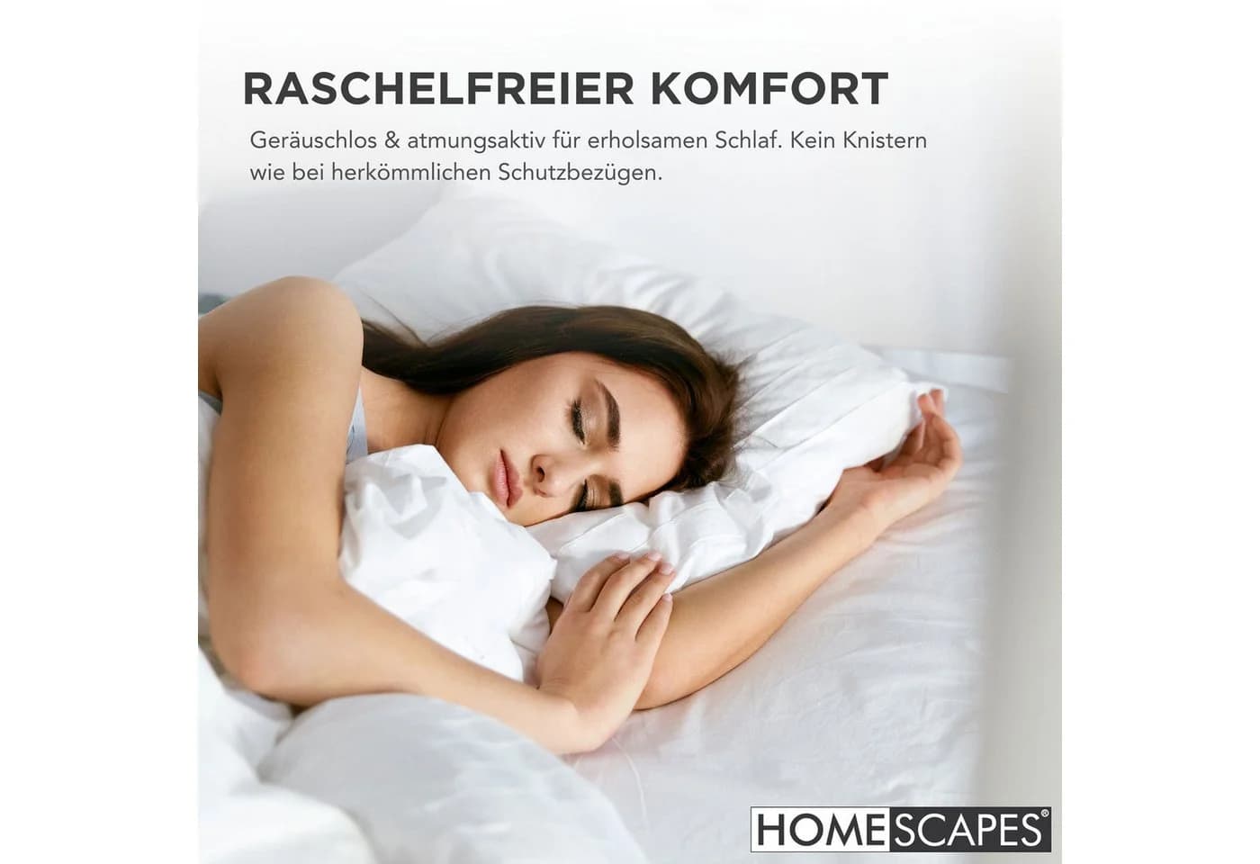 Homescapes Wasserdichter Matratzenschoner Encasing mit Reißverschluss - Bild 3