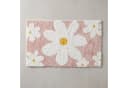 Homescapes Badematte Rosa Blumen 50x80 cm Baumwolle Bild 1