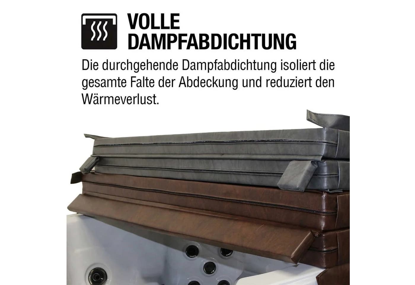 Canadian Spa GmbH Whirlpool Isolierabdeckung Proline Grau - Bild 3