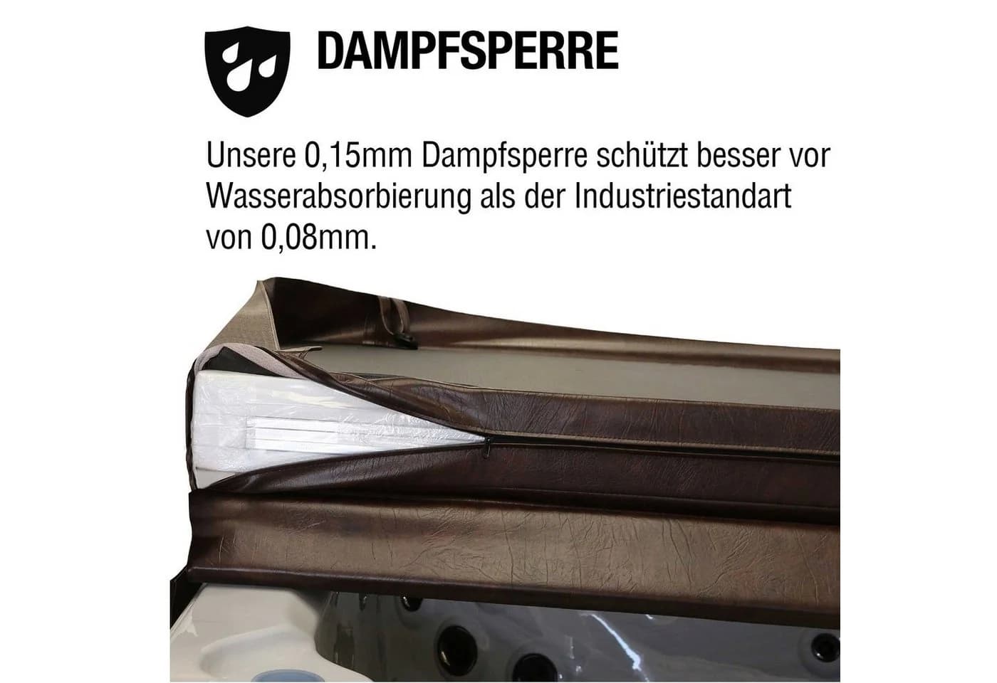 Canadian Spa GmbH Whirlpool Isolierabdeckung Proline Grau - Bild 4