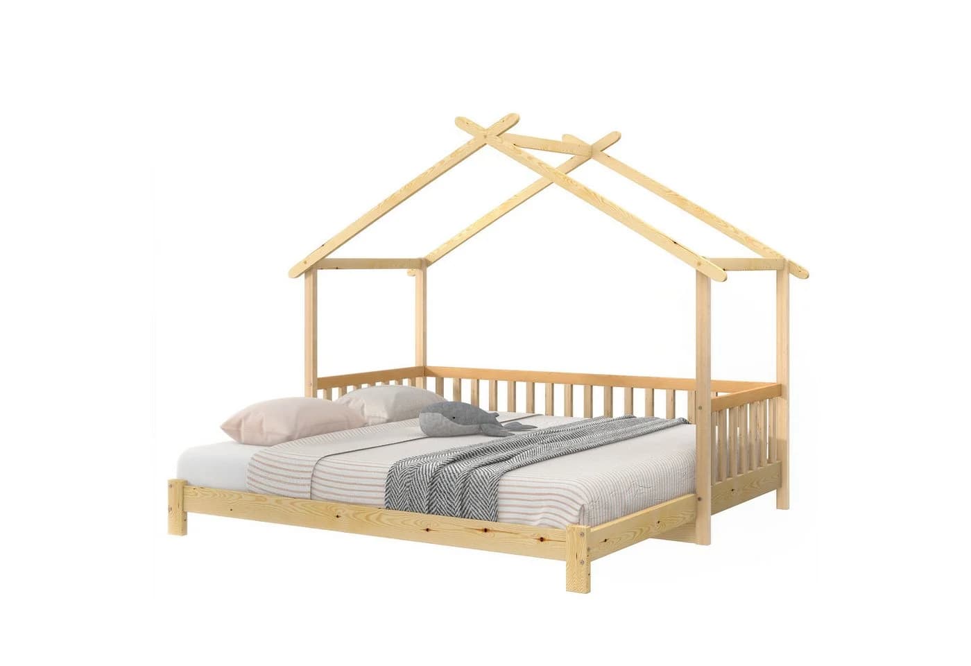 Flieks Massivholzbett Erweiterbares Kinderbett Kiefer - Bild 2