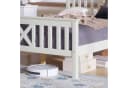 Flieks Massivholzbett Einzelbett Weiß Kiefer Bild 3