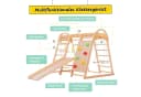 Merax 7-in-1 Klettergerüst Holz mit Rutschbahn & Schaukel Bild 1