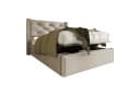 Flieks Polsterbett mit Stauraum und Lattenrost Grau Bild 2