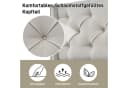 Flieks Polsterbett mit Stauraum und Lattenrost Grau Bild 4
