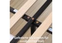 Flieks Polsterbett Samt Schwarz mit 2 Schubladen Stauraumbett Bild 5