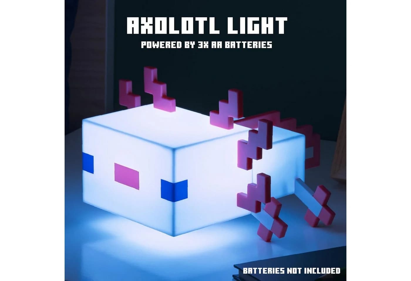 Paladone Minecraft Axolotl Lampe LED Pink - Bild 4