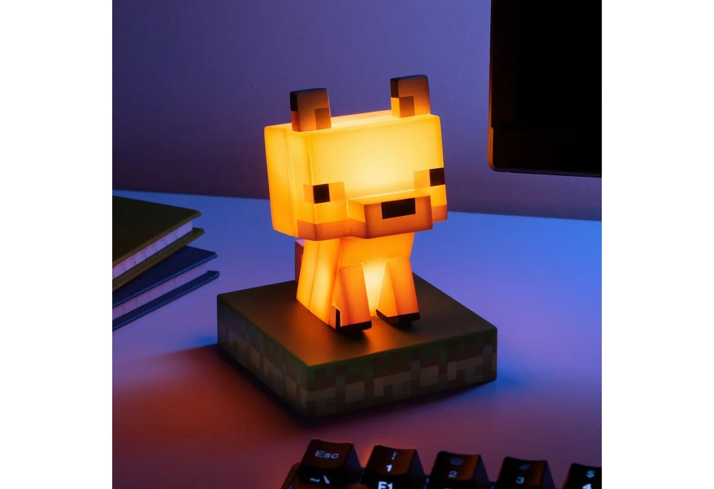 Paladone Minecraft Fuchs LED Dekoleuchte Fox Icon Light - Bild 3