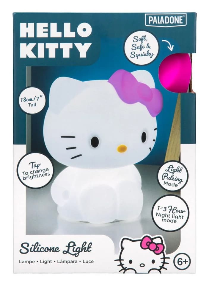 Hello Kitty Dekolicht Silikon-Leuchte USB-Akku 18 cm - Bild 4