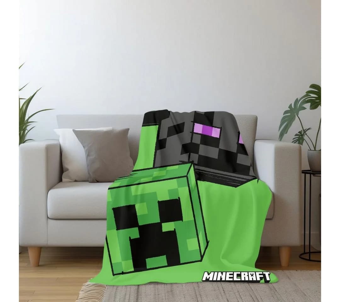 Minecraft Gamer Decke Creeper Design Polyester