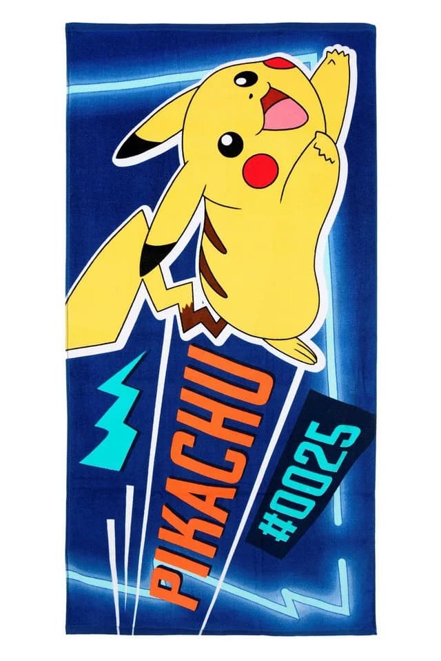 POKÉMON Strandtuch 100% Baumwolle 140 x 70 cm