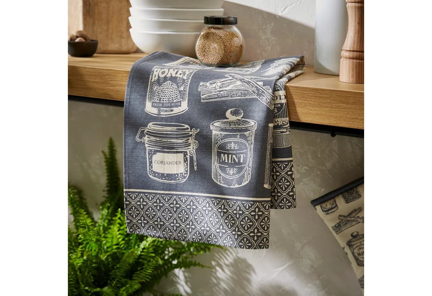 Ulster Weavers Geschirrtuch Herbs & Spices 100% Baumwolle 48x74cm Küchentuch