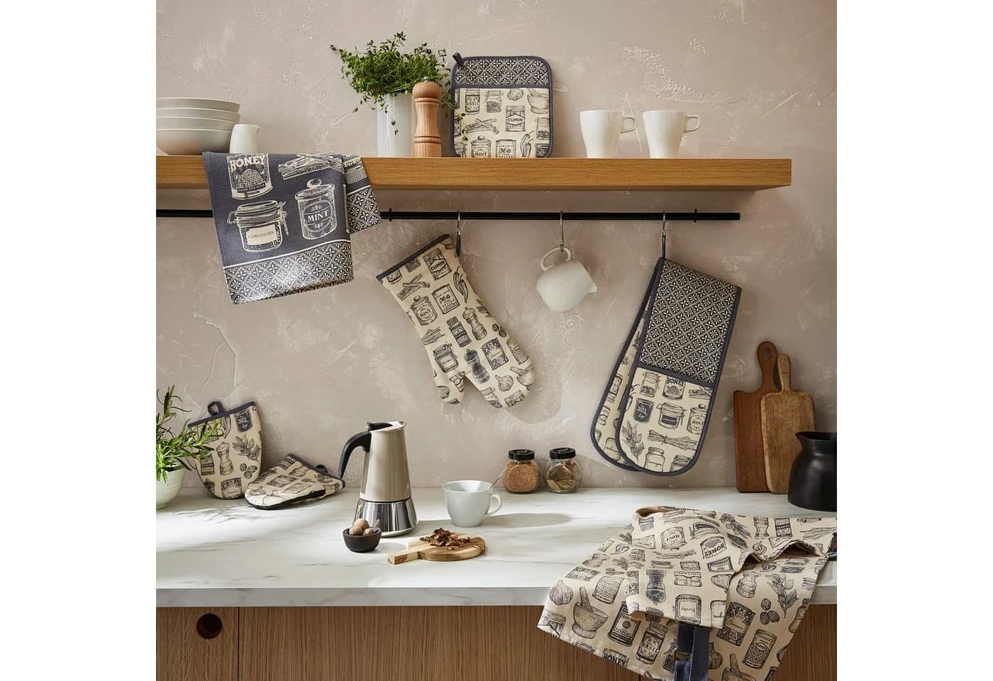Ulster Weavers Geschirrtuch Herbs & Spices 100% Baumwolle 48x74cm Küchentuch - Bild 3