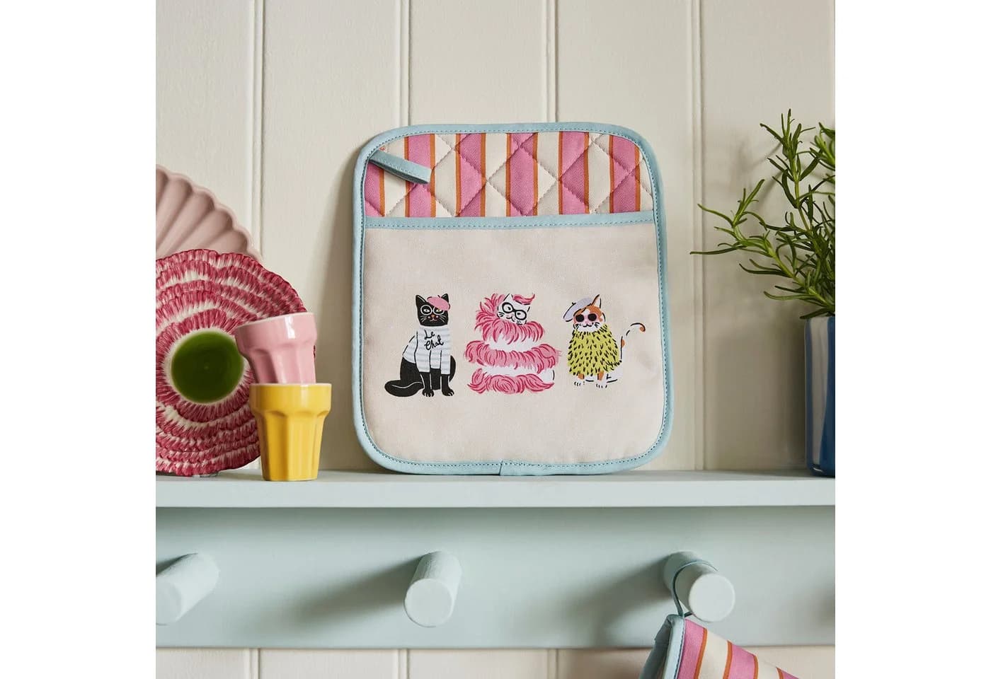 Ulster Weavers Topflappen Cool Cats Retro Design Baumwolle