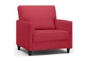 COMHOMA Relaxsessel Leinen rot mit Memory-Schaum Bild 2