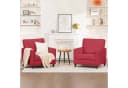 COMHOMA Relaxsessel Leinen rot mit Memory-Schaum Bild 4