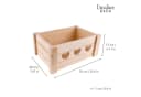 Creative Deco Holzkiste ohne Deckel, Holz Korb Bild 3