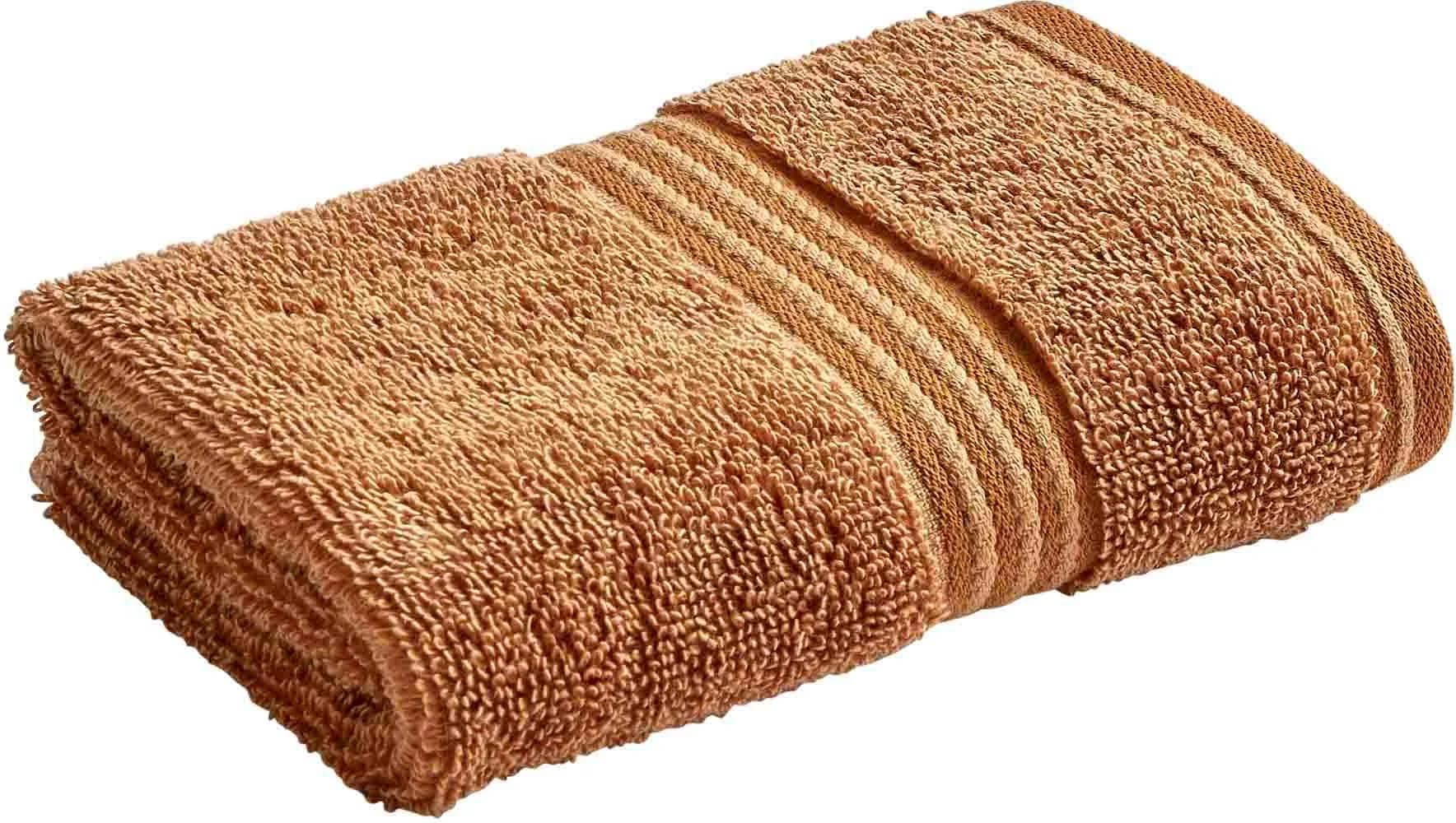Christy SUPREME Waschlappen Braun 6er Set Walkfrottier Premium