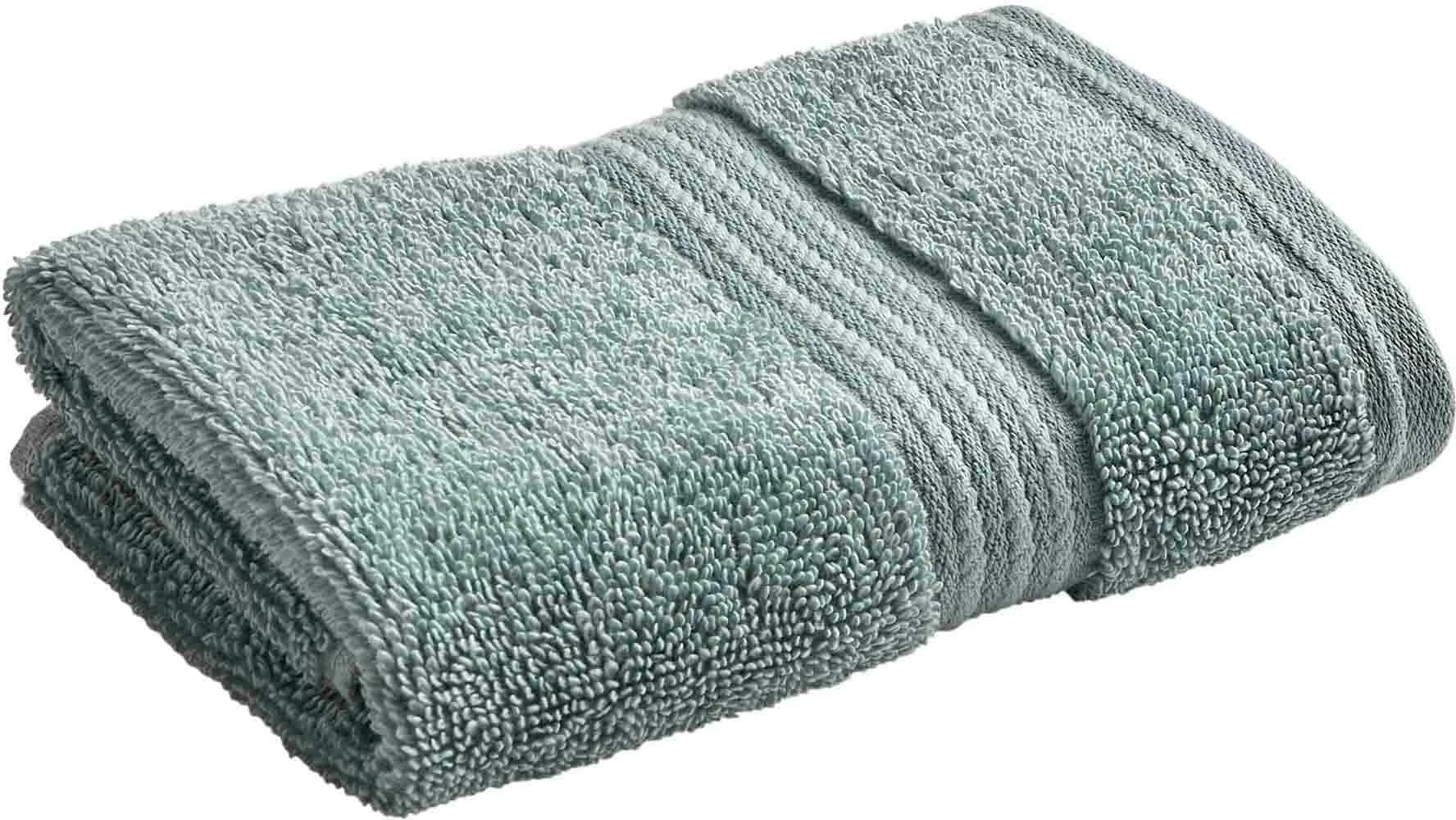 CHRISTY SUPREME Waschlappen Set 6-tlg. Mineral Blau Premium Frottier