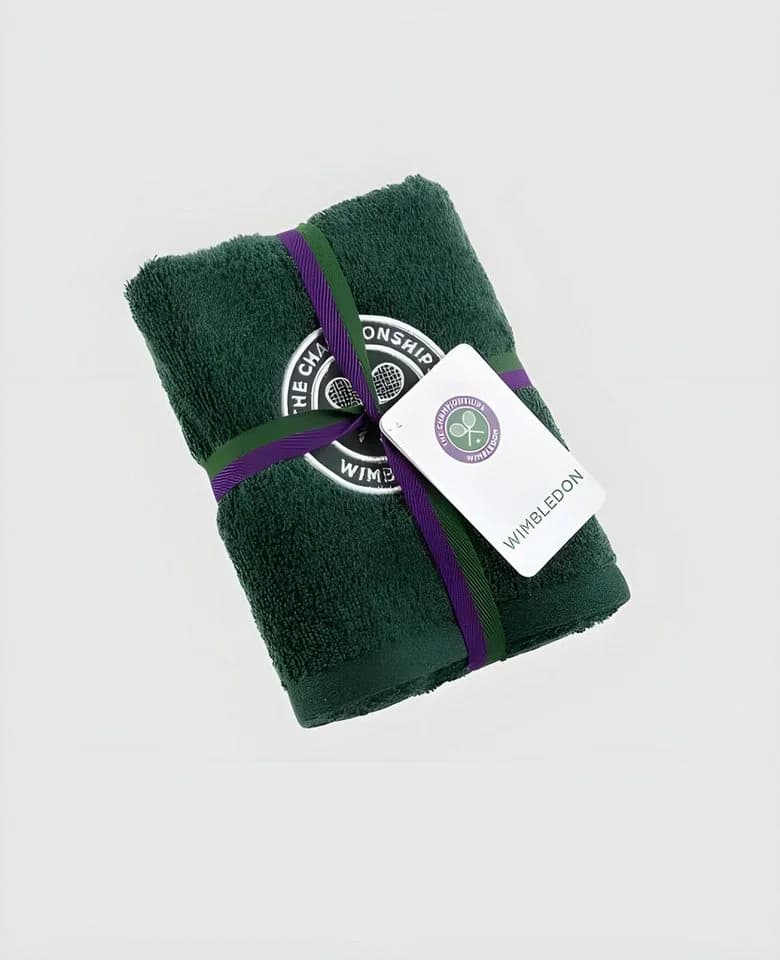 Wimbledon Gästehandtuch Classic Green 40x70cm 100% Baumwolle - Bild 2