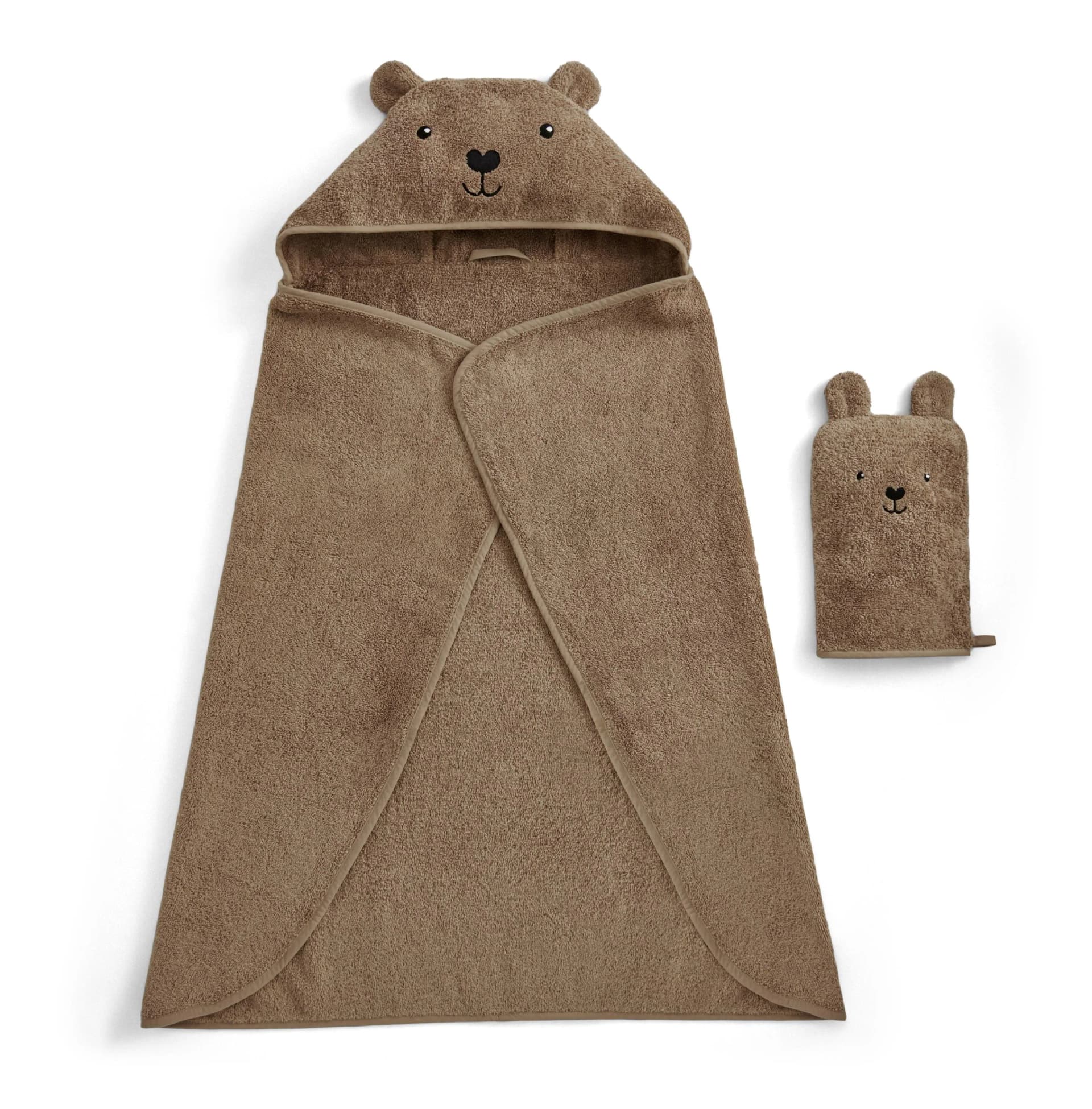 Handtuch Set CHRISTY "Christy Baby Bär" Braun 2 Stk. Walkfrottier