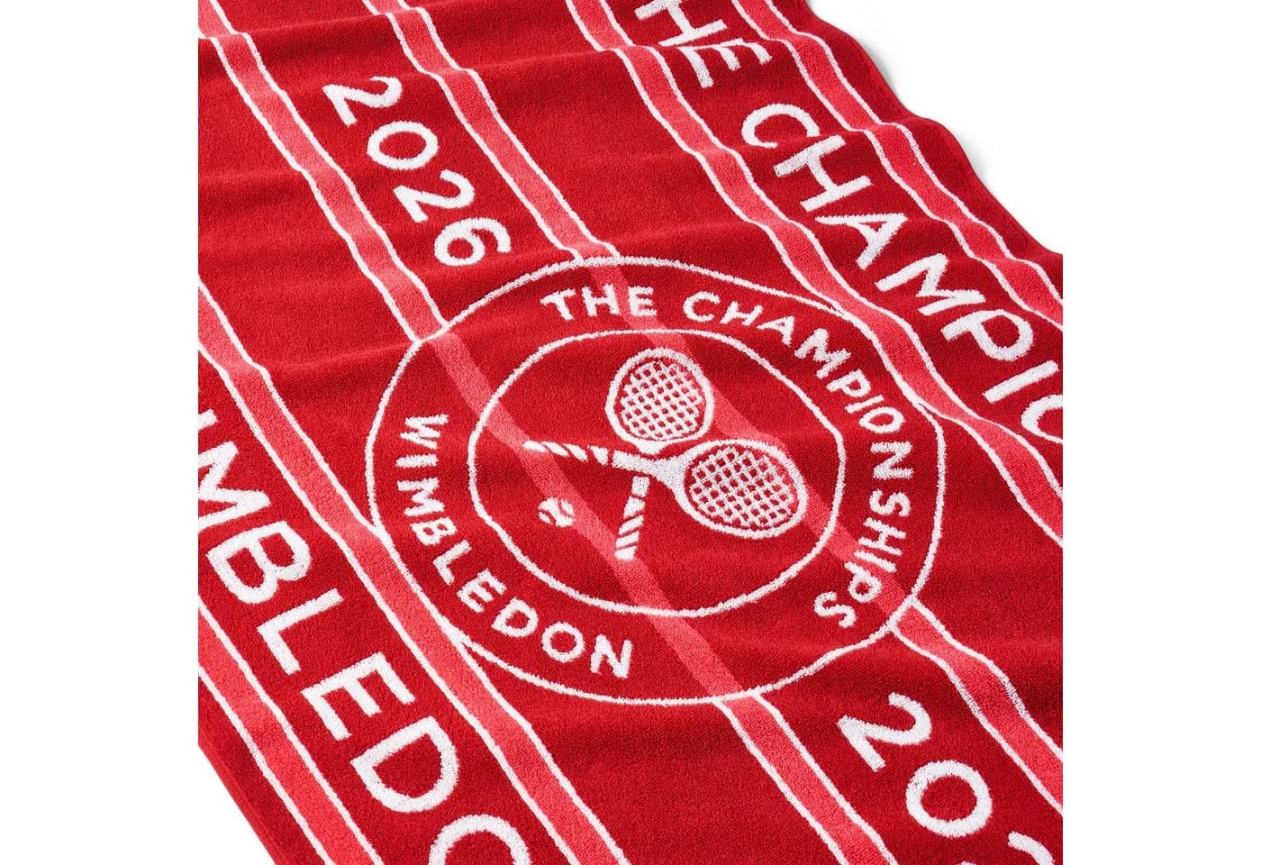 Christy Wimbledon Badetuch 2026 Rot 70x133 cm