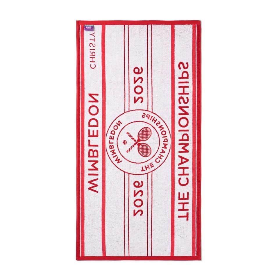 Christy Wimbledon Badetuch 2026 Rot 70x133 cm - Bild 5