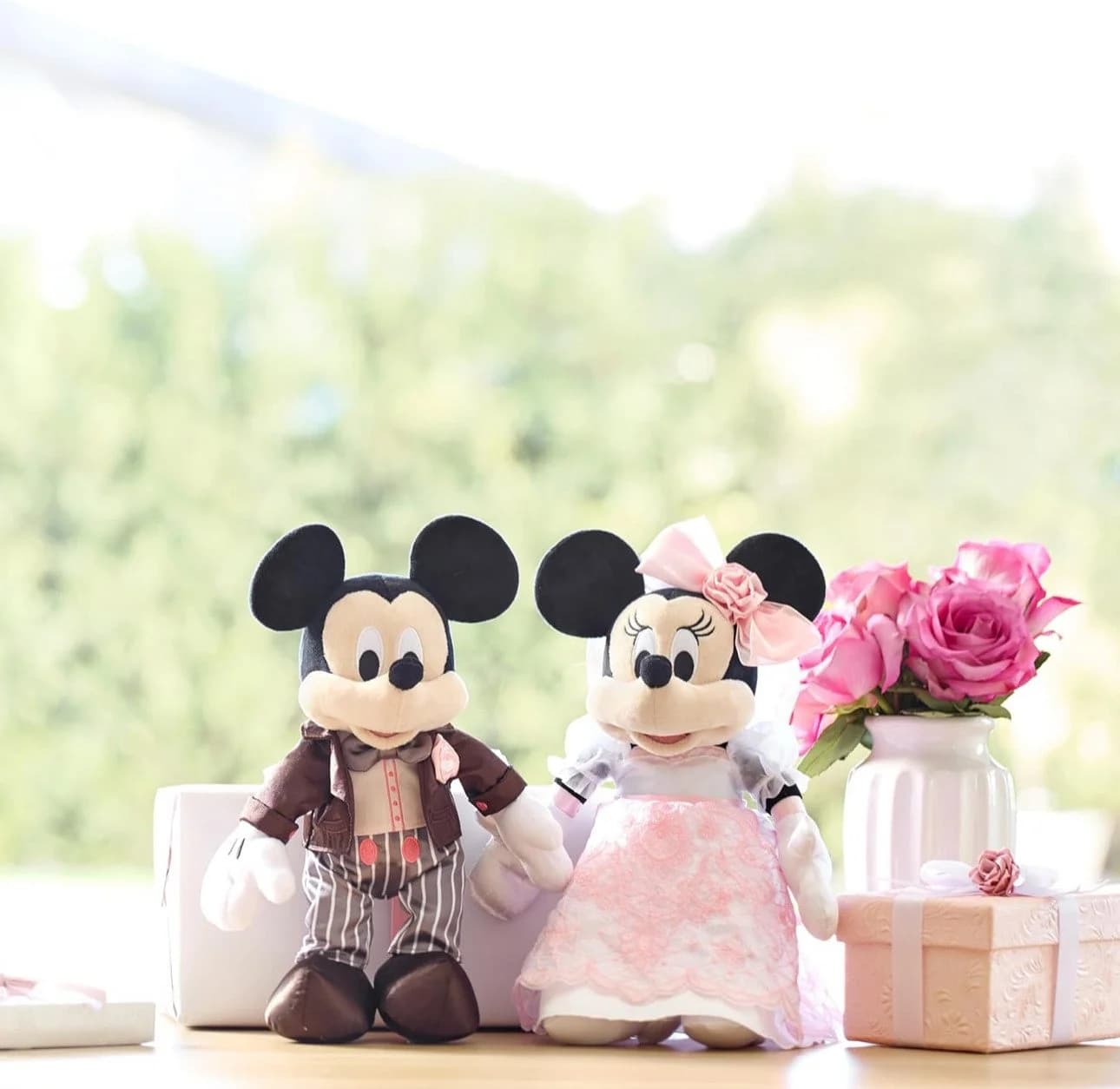 Disney Kuscheltier Minnie Maus Braut Hochzeitskleid Rosa/Weiß Limitiert - Bild 3