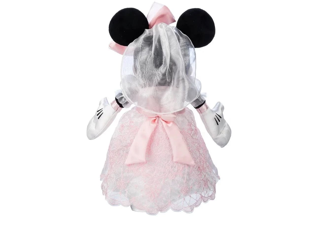 Disney Kuscheltier Minnie Maus Braut Hochzeitskleid Rosa/Weiß Limitiert - Bild 4
