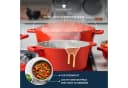 MasterClass Kasserolle Aluminiumguss 4L Rot Induktion Bild 5