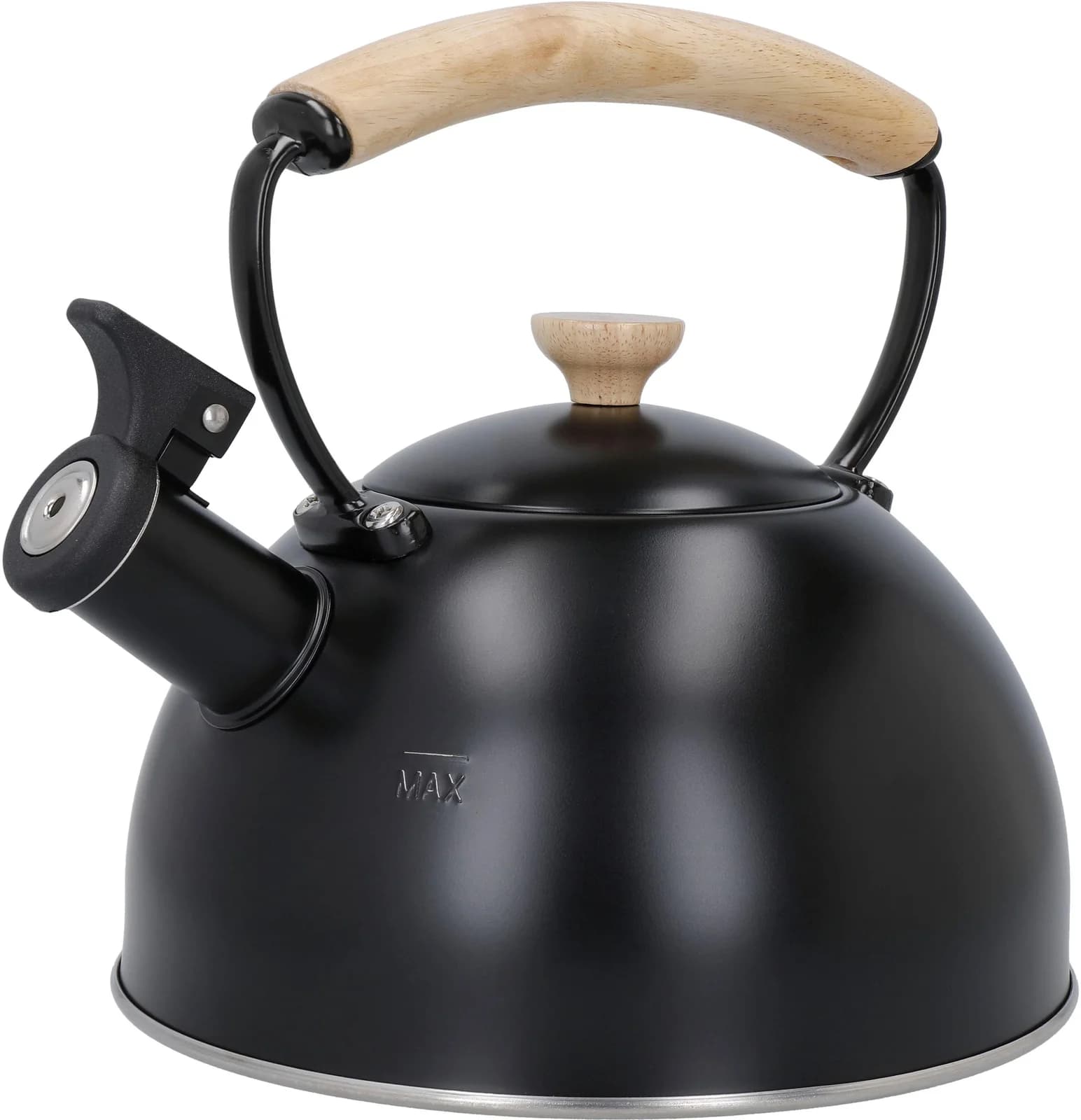 La Cafetière 1.6L Pfeifender Wasserkocher Schwarz